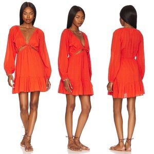 L*Space Feelin’ Fine Dress Poppy NWT XS